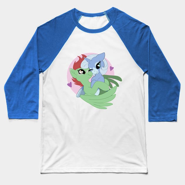 Cuddle ponies Baseball T-Shirt by Gekroent